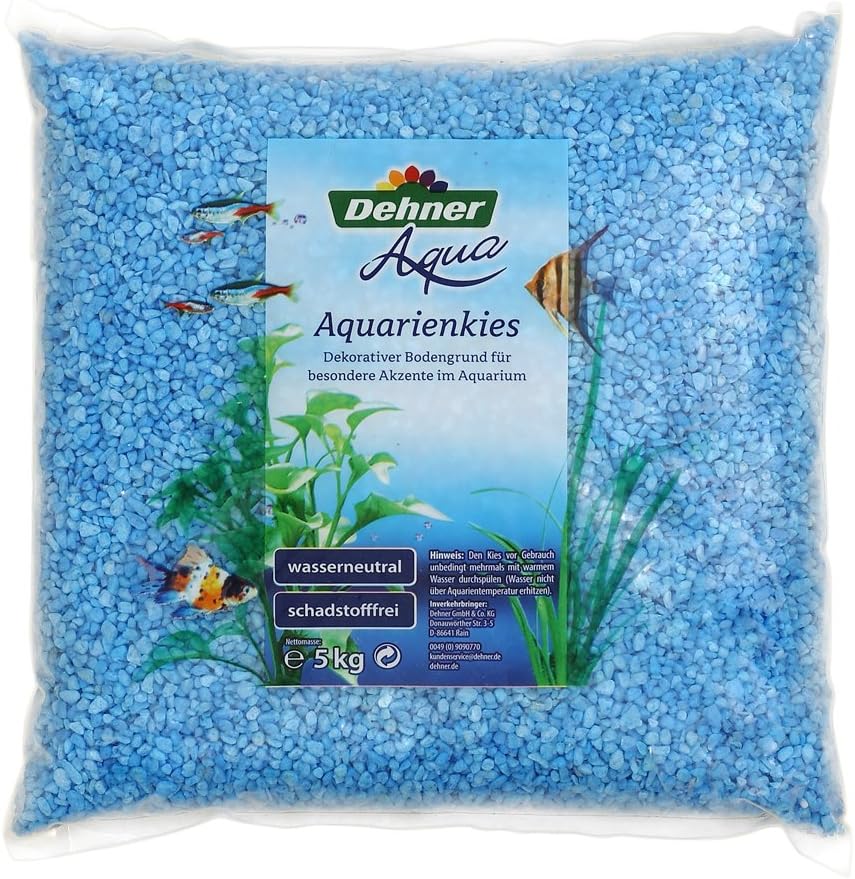 Ghiaia Per Acquario Dehner - Granulometria 4-6 Mm, 5 Kg, Colore Blu Pastello - Foto 9
