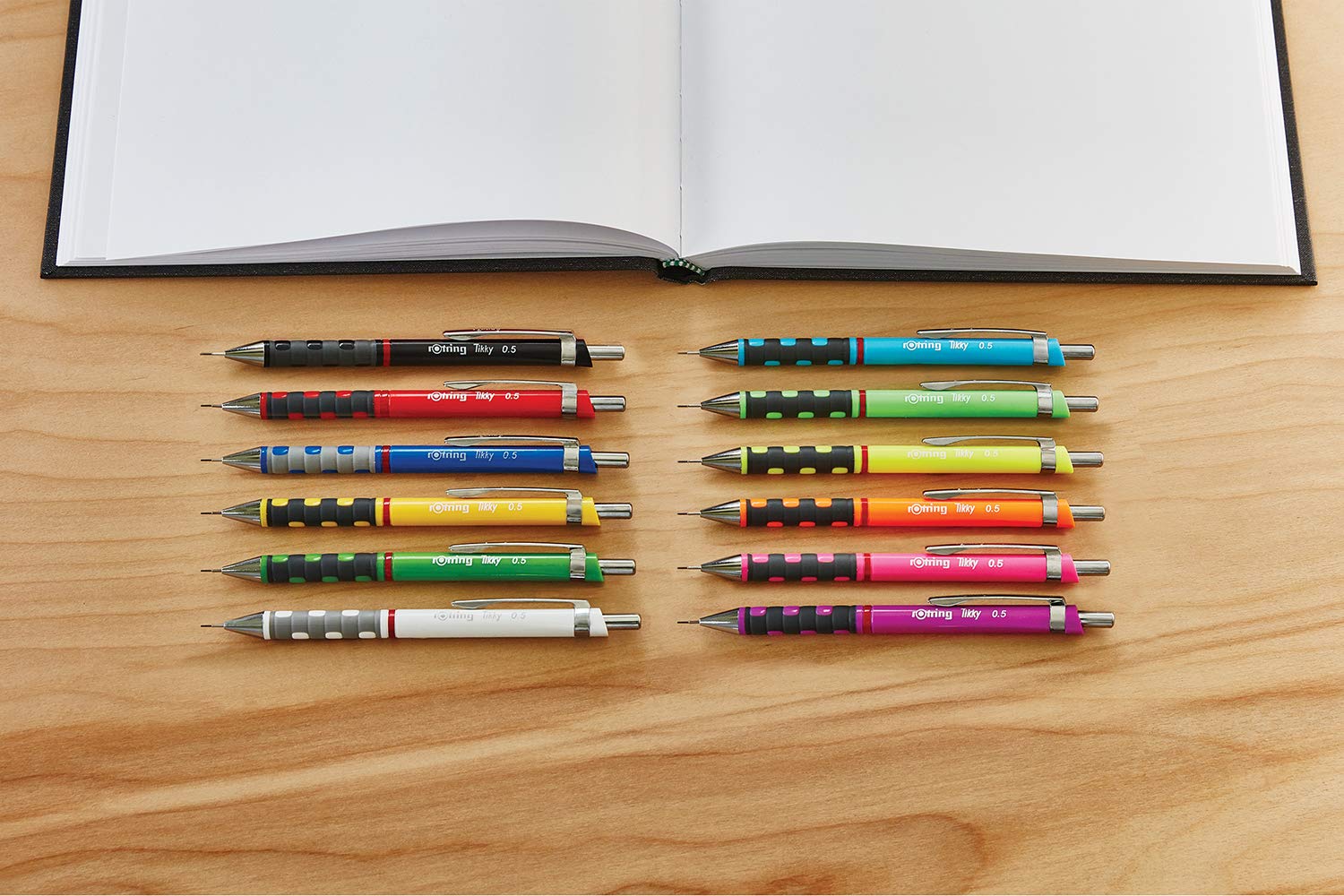 Rotring 10 Grossraumminen versatil kalem, Hi-polimer, B için 0,5 mm, şeffaf