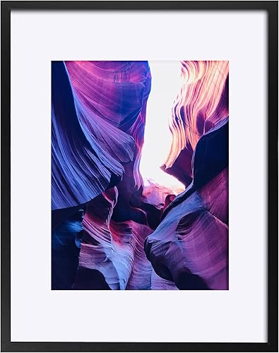 Miniatura 8 de TWING Marco negro de 12 x 16 pulgadas, paquete de 3 marcos de fotos grandes para galería de fotos de 8.5 x 11 pulgadas con paspartú o de 12 x 16