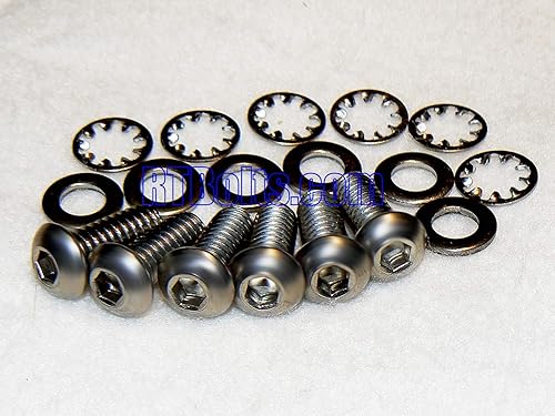 Miniatura 7 de Tornillos puede usarse con Harley 5 o 6 Hole Derby Cover  Big Twin  Sportster - Dyna - Softail - Touring - Trike - Acero inoxidable