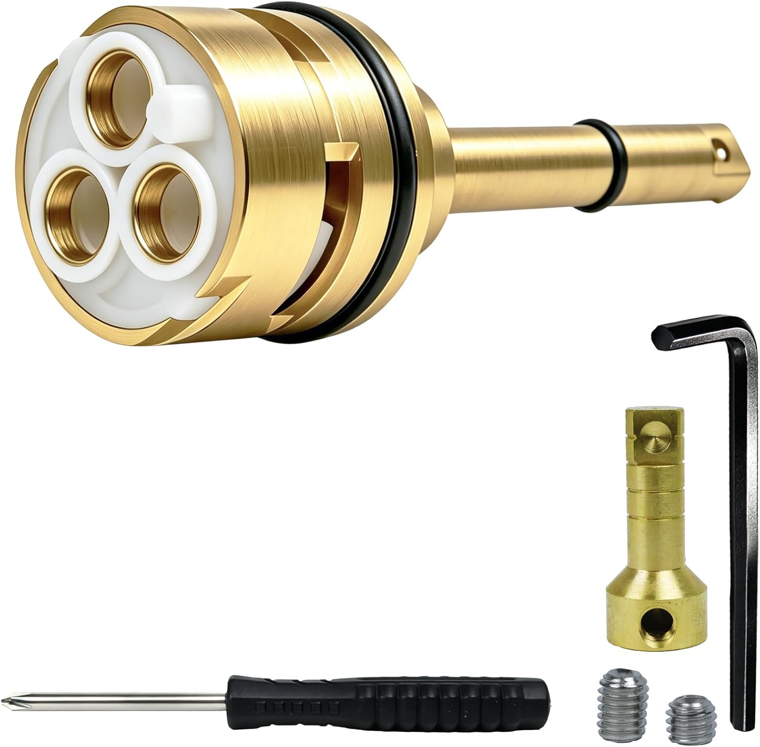 Delta R11000 Swt RP71718 Replacement Shower Diverter Cartridge | 3-function solid brass ...