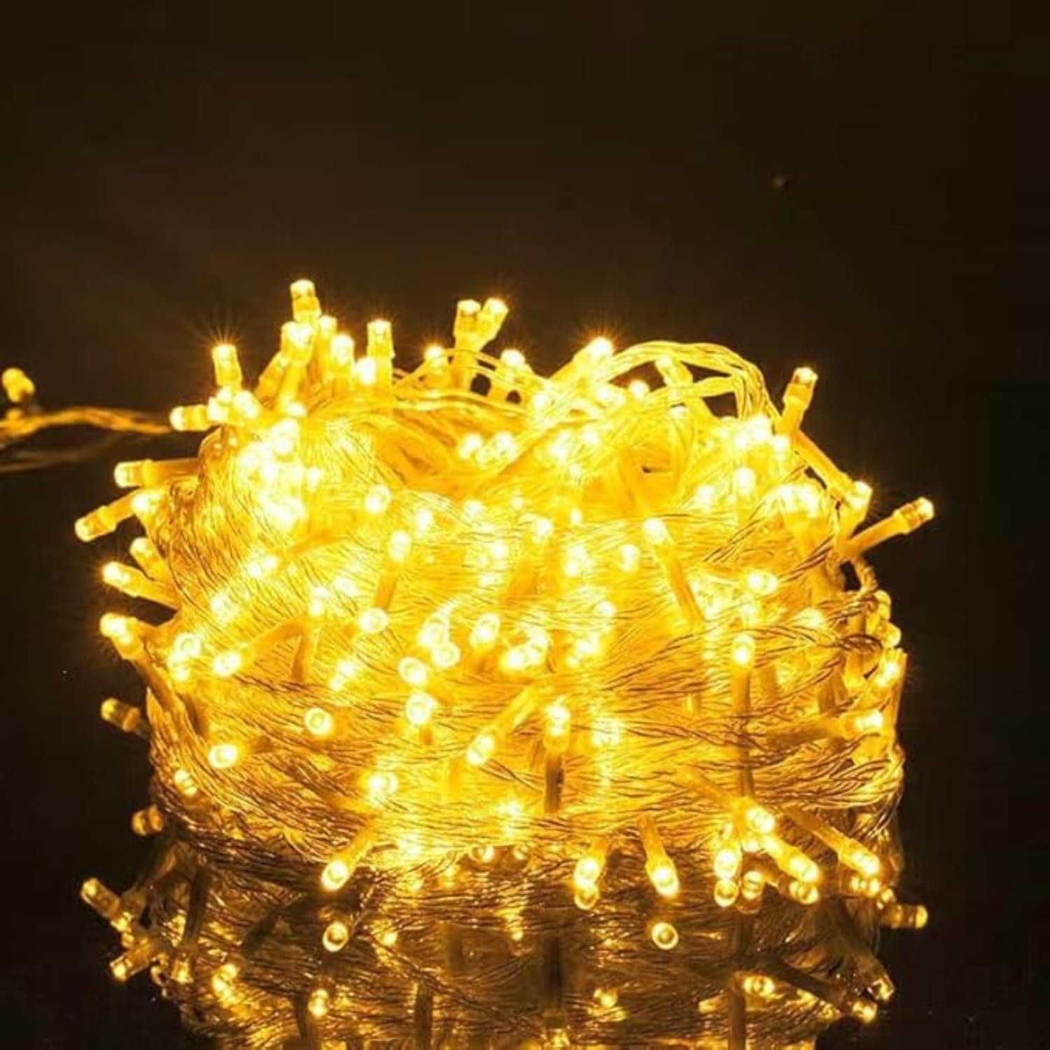 NIYAMAX® 12M LED Fairy String Lights – 36 Bulbs on Waterproof Copper Wire | Decorative Lights for Bedroom, Garden, Wedding, Diwali & Christmas Home Decoration (Warm White)
