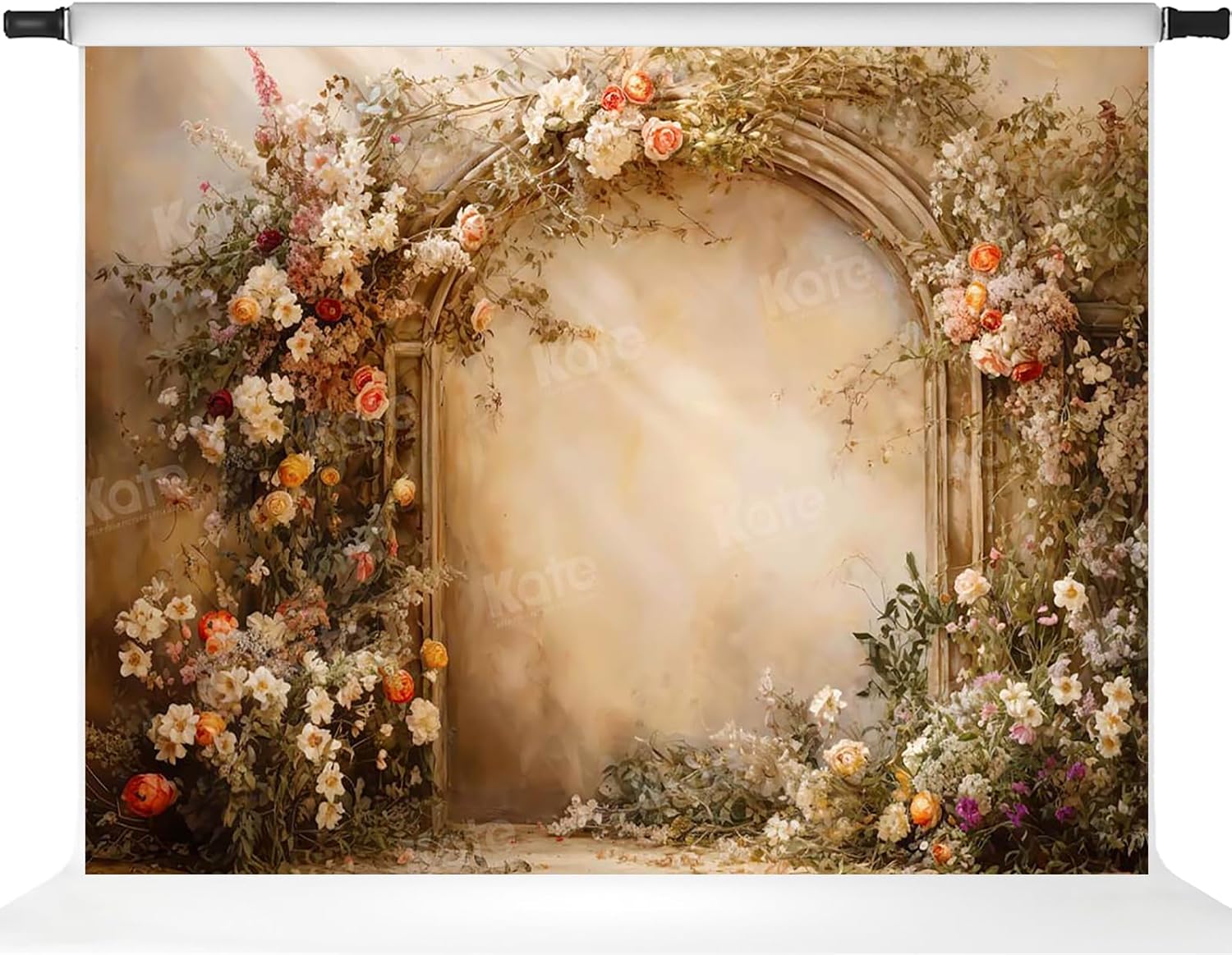 Kate Flower Wall Backdrops Arch Pregnant Wedding Party Supplies Photo Shoot Portrait Photo Background, 7x5ft