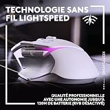 Logitech G G502 X PLUS LIGHTSPEED Souris Gaming RVB Sans Fil - Souris optique boutons hybrides LIGHTFORCE, LIGHTSYNC RVB, Capteur gaming HERO 25K, Compatible avec PC - macOS/Windows - Blanc - 3