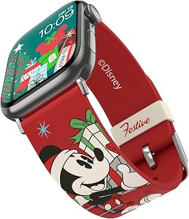 Disney – Mickey Mouse Smartwatch Band Collection - Officially Licensed, Compatible with Every Size & Series of Apple Watch (watch not included)