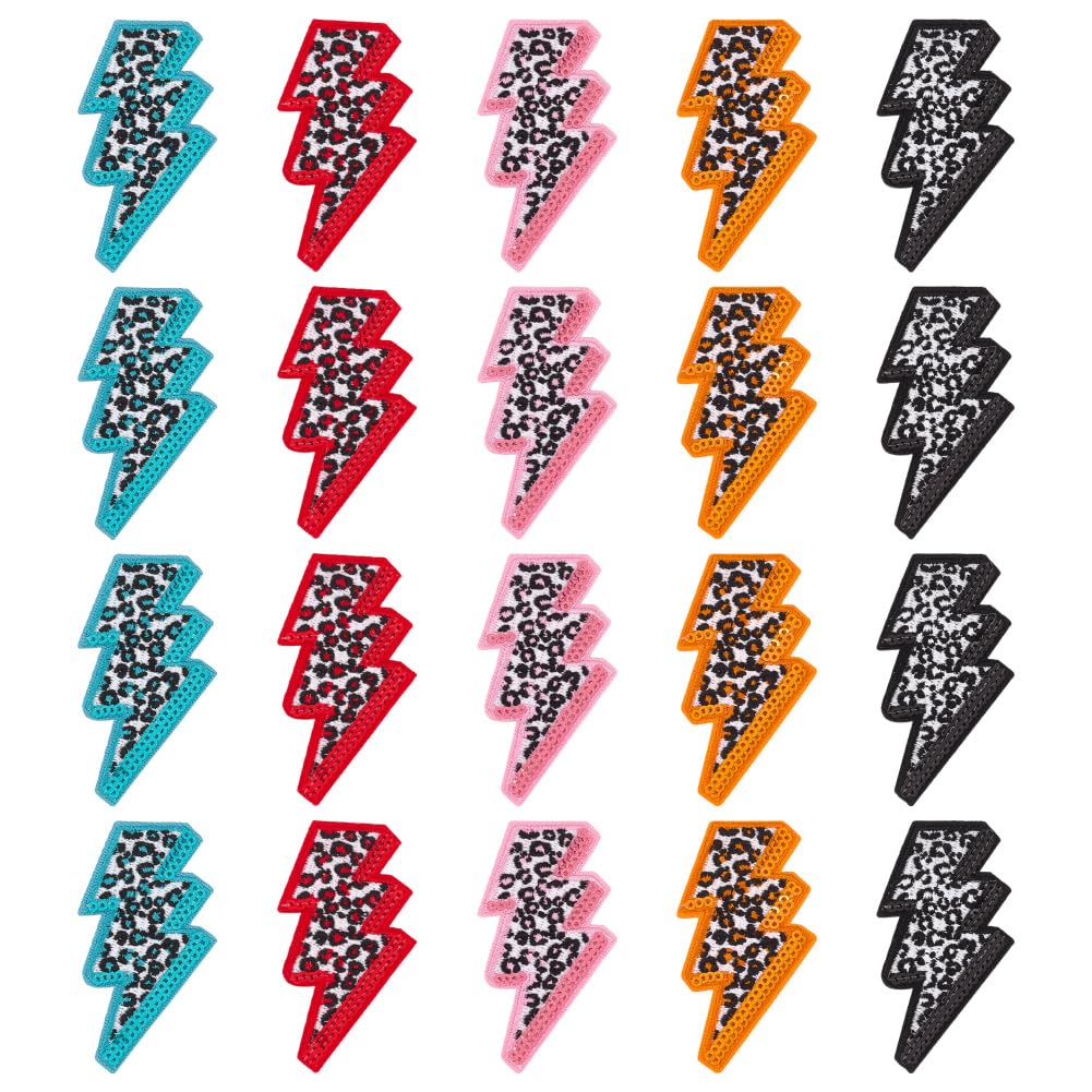 Réparer un trou sur un vêtement avec les écussons brodés éclair léopard thermocollants