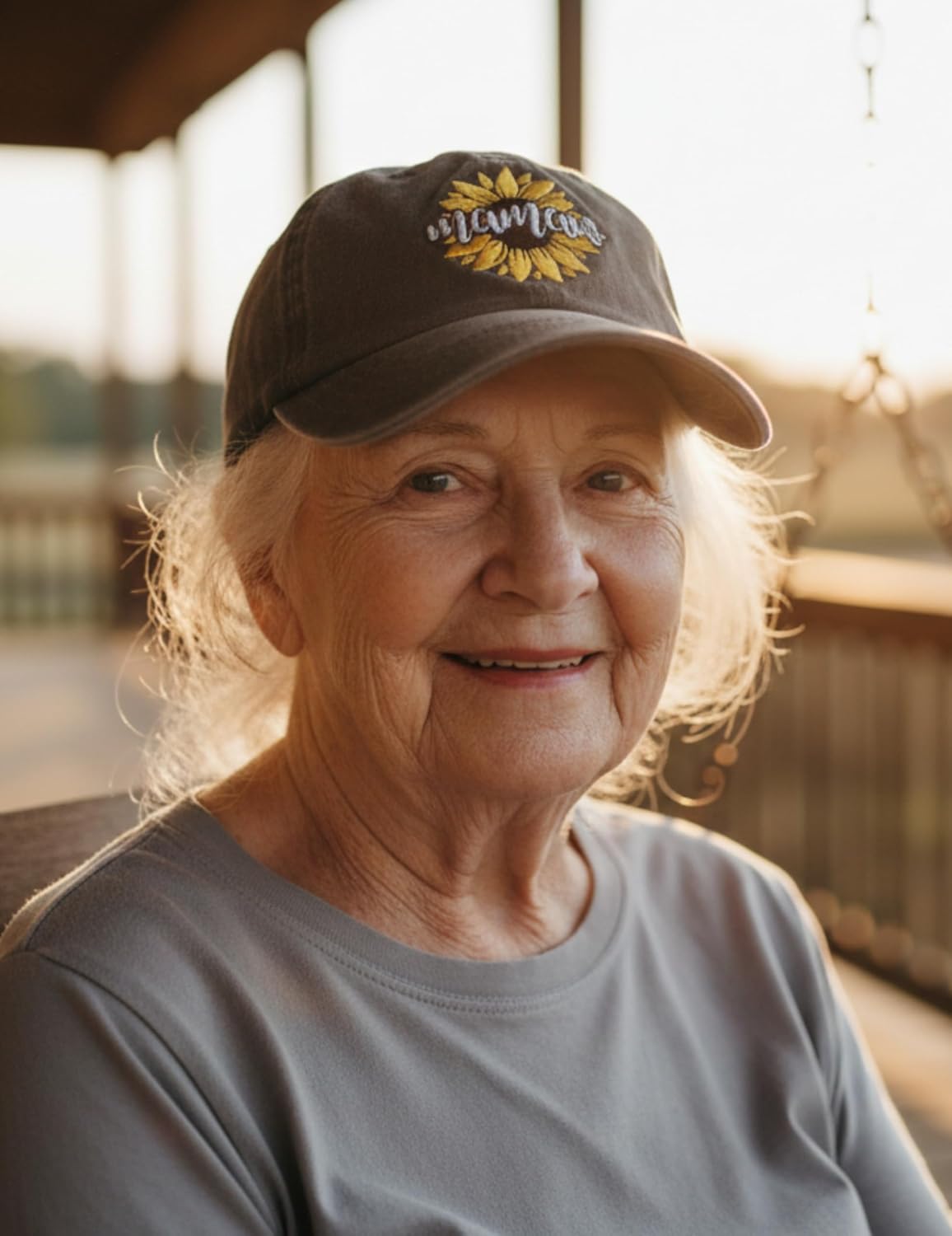 InnoBeta Mamaw Gifts, Gifts for Mamaw, Sunflower Hat Adjustable Embroidered Baseball Cap on Mother's Day, Christmas, Birthday - Image 2