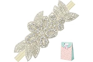 Elesa Miracle Little Baby Girl Rhinestone Flower Headband: The Perfect Accessory for Your Princess