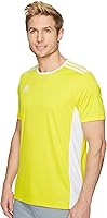 Vista 28 de adidas - Camiseta de fútbol Entrada 18 para hombre Solar amarillo/blanco