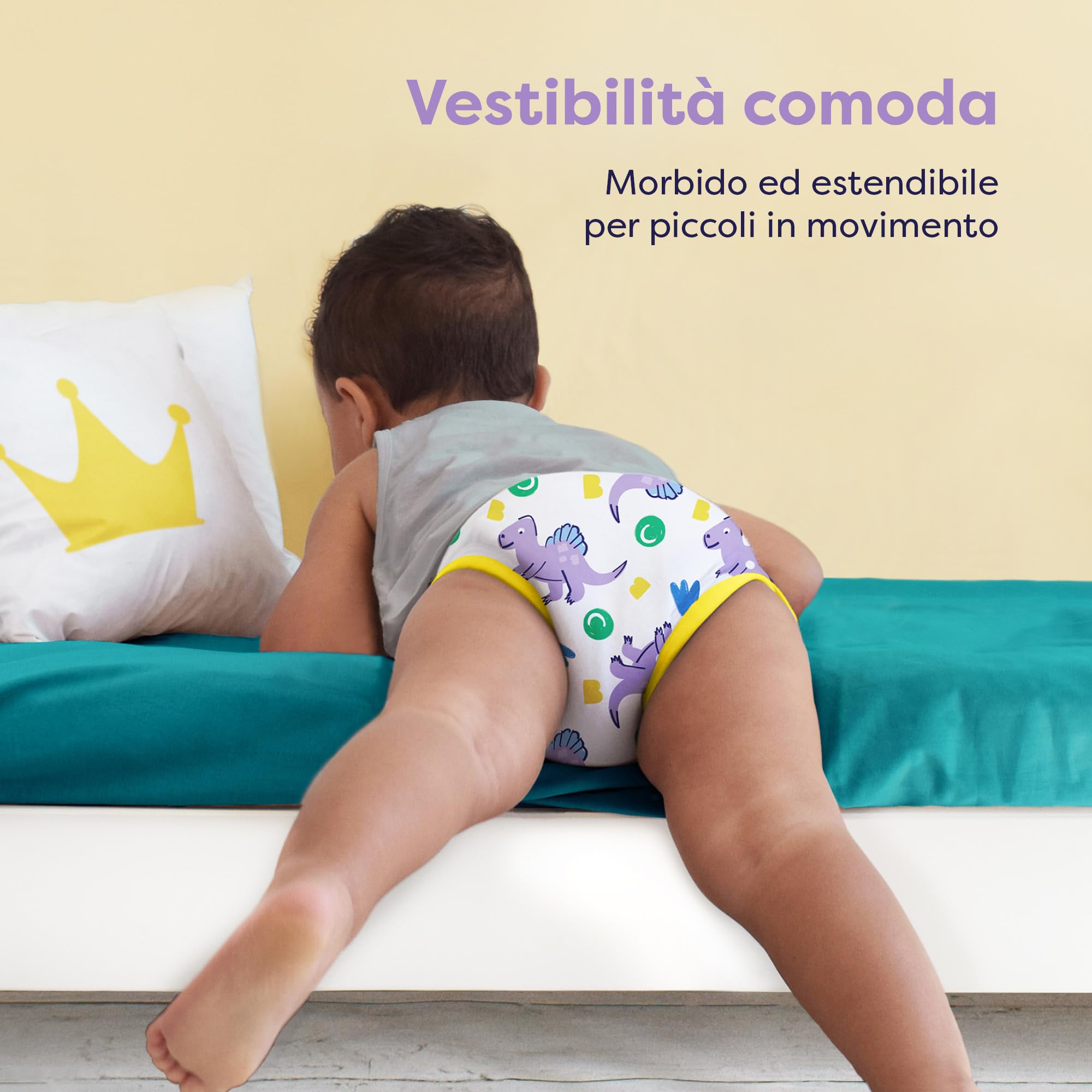 Bambino Mio, Mutandine riutilizzabili da allenamento in cotone, CONFEZIONE DA 5, (3-4 anni), Rosa chiaro – MARCHIO BRITANNICO pluripremiato, per bambini e bambine