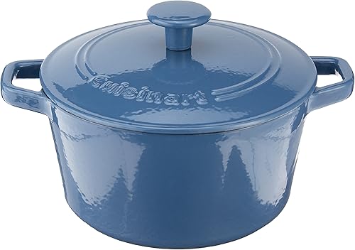 Miniatura 2 de Cuisinart Cazuela de 3 cuartos de galón, cubierta, esmaltada azul provencial