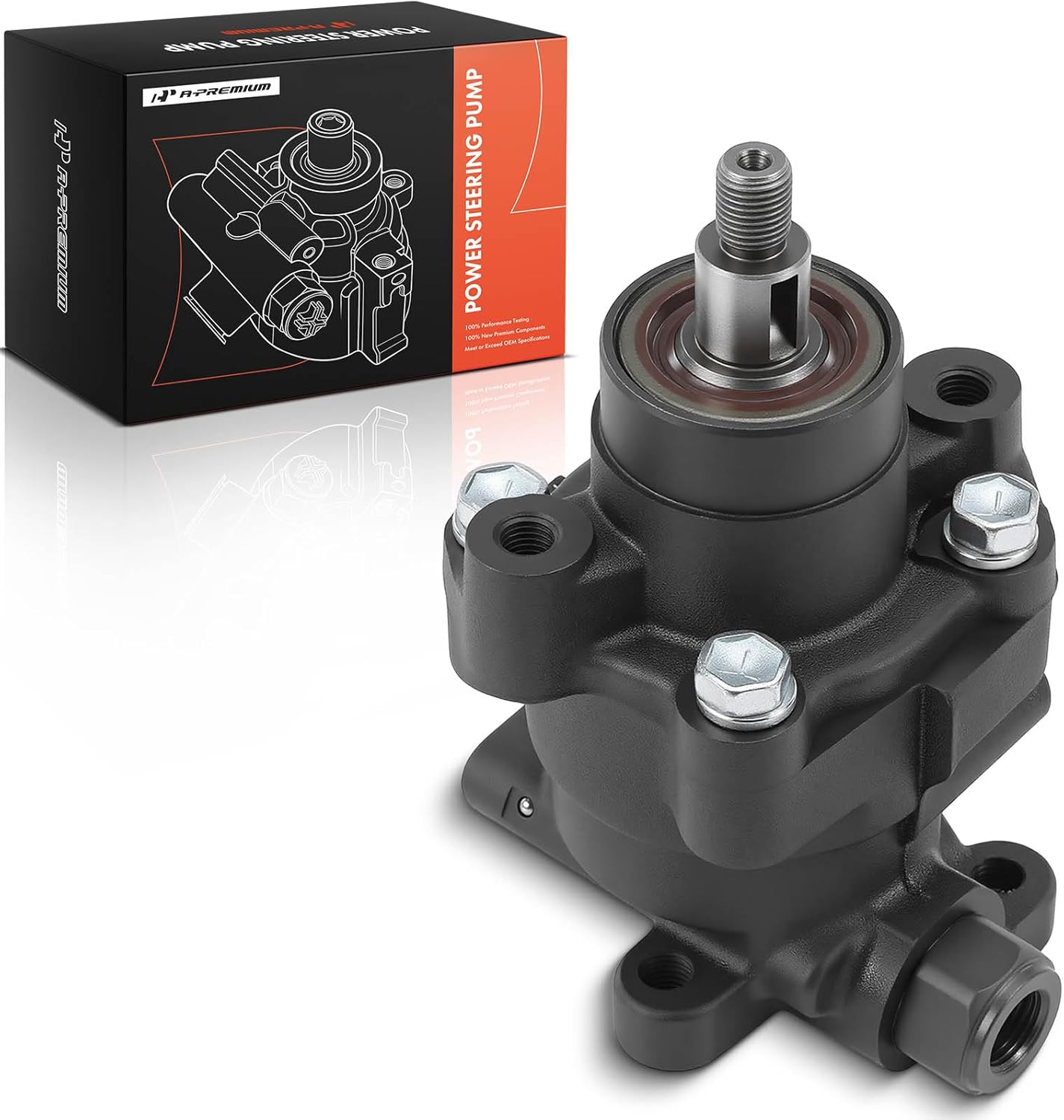 A-Premium Power Steering Pump, Compatible with Toyota Pickup Base/DLX 1984-1990, L4 2.4L, Replace # 4432035022