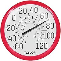 Vista 10 de Taylor Precision Products - Termómetro de pared 6700 Big & Bold, tamaño único, negro