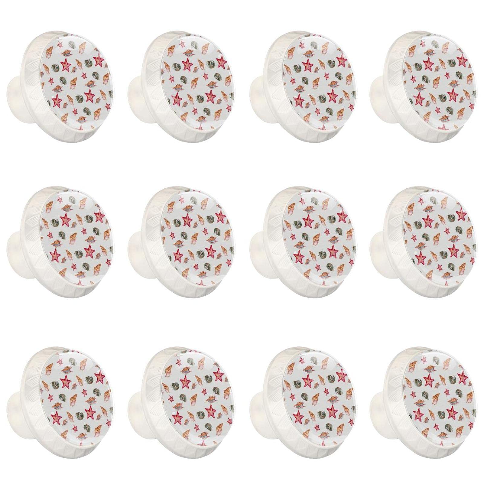 Boutons d'armoires de cuisine ronds aquarelle pour tiroirs et poignées de commode