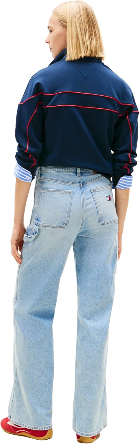 Tommy Jeans Women's Claire High Rise Wide Leg Jeans