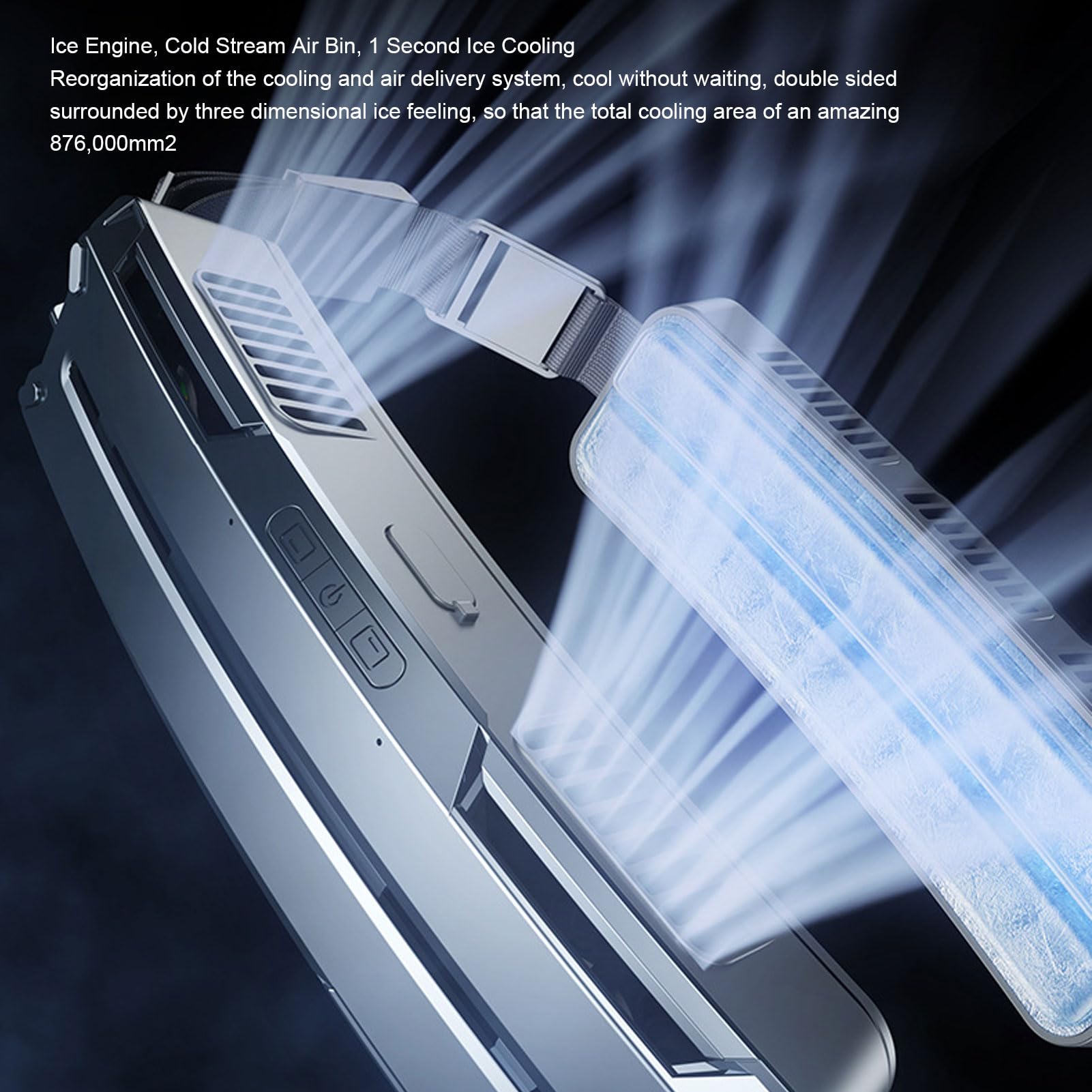 Ventilador de Cintura Portátil Enfriamiento Eficiente para Actividades Al Aire Libre con Ventilaciones de Gran Angular y 3 Velocidades de Aire Ideal para el Trabajo de Verano (Gris oscuro)