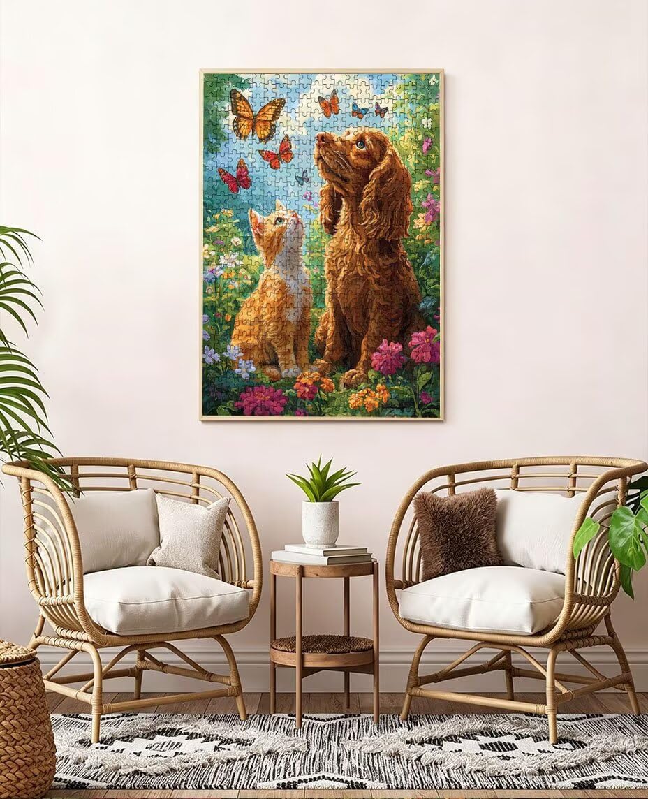 Motyle Puzzle 3000 sztuk, puzzle dla dorosłych, łamigłówki, wyzwanie dekoracja puzzli, rozrywka gra edukacyjna dla całej rodziny, na prezent dekoracja BXHZW7-378