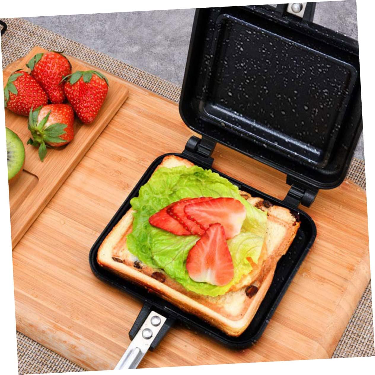 Sandwich Baking Pan Stovetop Sandwich Maker Grill Press Tool for Effortless Breakfast and Snack Preparation for Grilling Delicious Sandwiches at Home