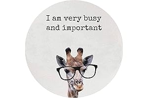Inspirational Giraffe I Am Very Busy And Important Mouse Pad