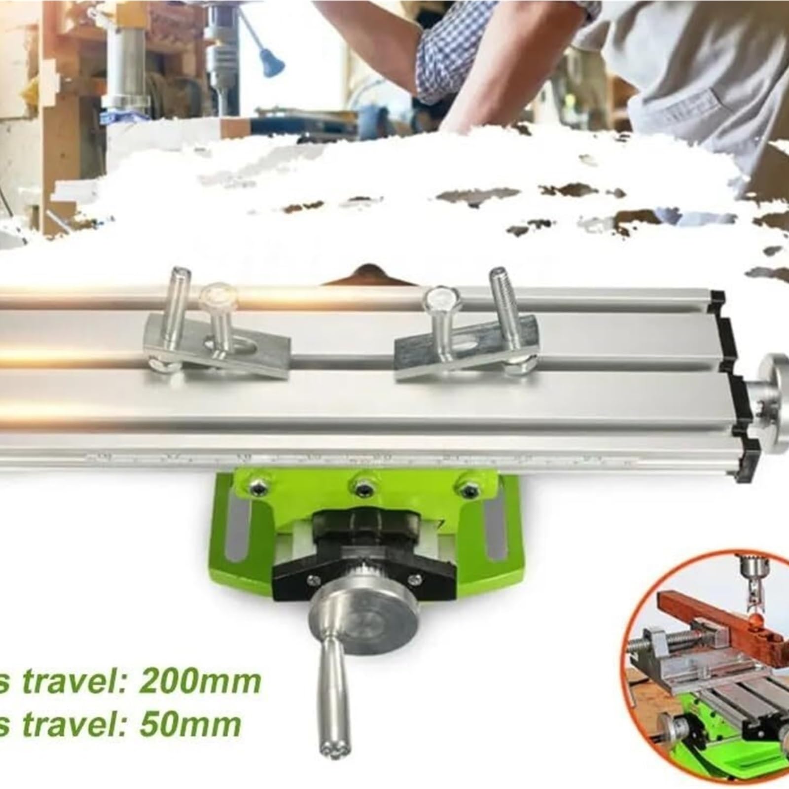 Narzędzia skrawające do tokarki Tokarka, Wielofunkcyjny Stół Roboczy Frezarka Przesuwny Uchwyt Imadła Narzędzia Mechaniczne Regulowane Stoły Do ​​obróbki Drewna