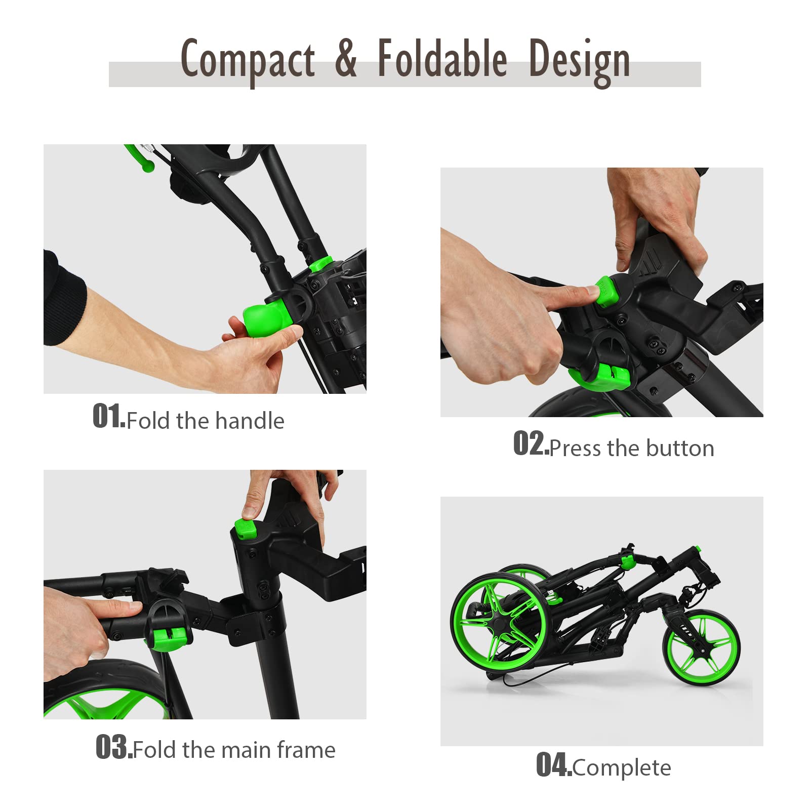 Amazon.co.jp: 3輪 プロフェッショナル ゴルフプッシュカート