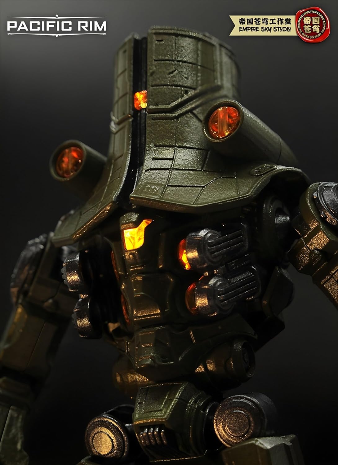 Pipigirl x Empire Sky Studio 1/12 Pacific Rim Mech Action Figure, Boxed Unique Figure Idea, 5 in Assembly Collectible Mecha Action Figures Kits