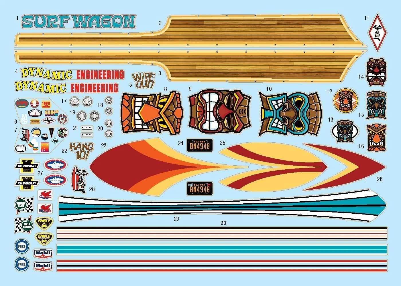 AMT 1965 Chevelle Surf Wagon 1:25 Scale Model Kit