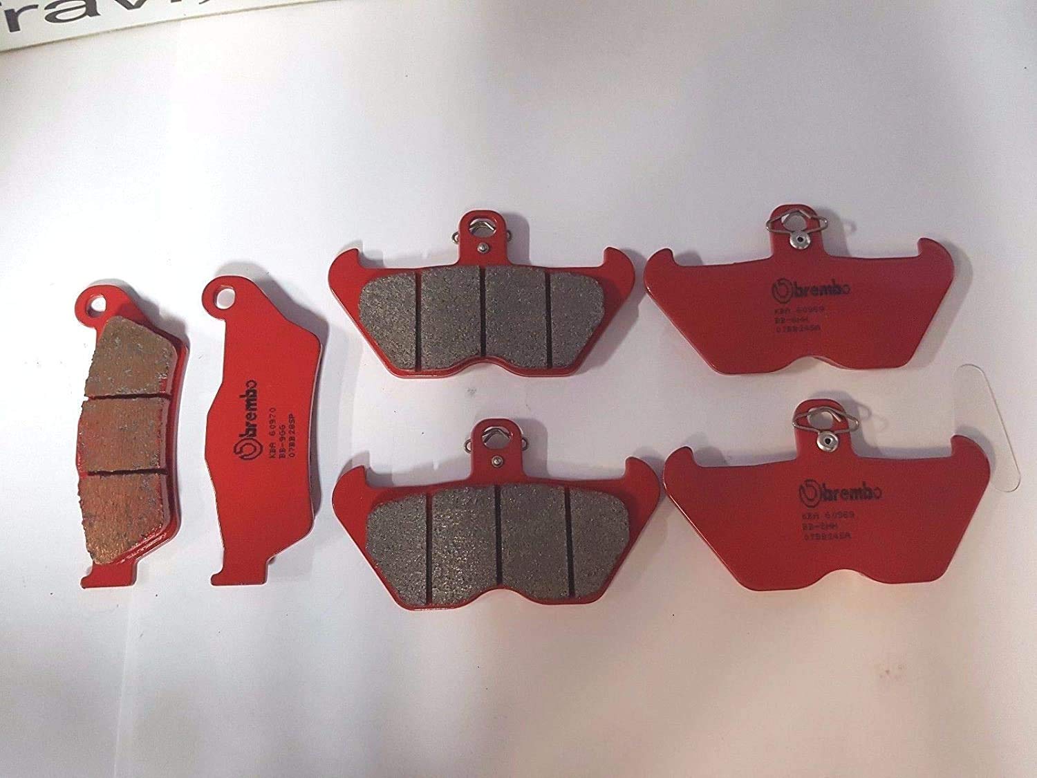 PASTIGLIE FRENO BREMBO SINTERIZZATE ANTERIORI + POSTERIORI R 1100 GS 1995