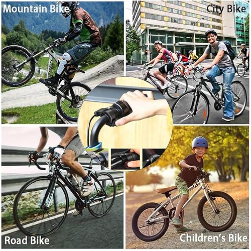 2 Pack Mini Dezent Fahrradklingel,Klingel Fahrrad,mit 22–24 mm Durchmesser,Laut 100 dB,Deutlich zu Vernehmen,Wetterfest