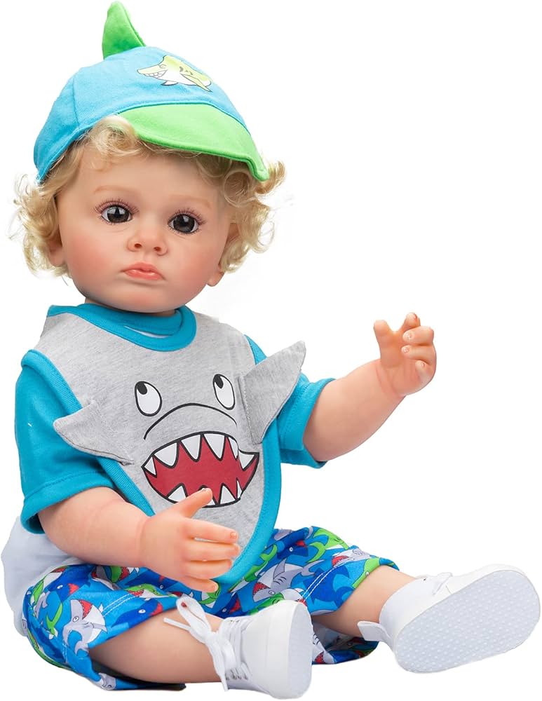 Amazon.co.jp: 55CM 全身ソフトシリコーンビニールリボーンドール