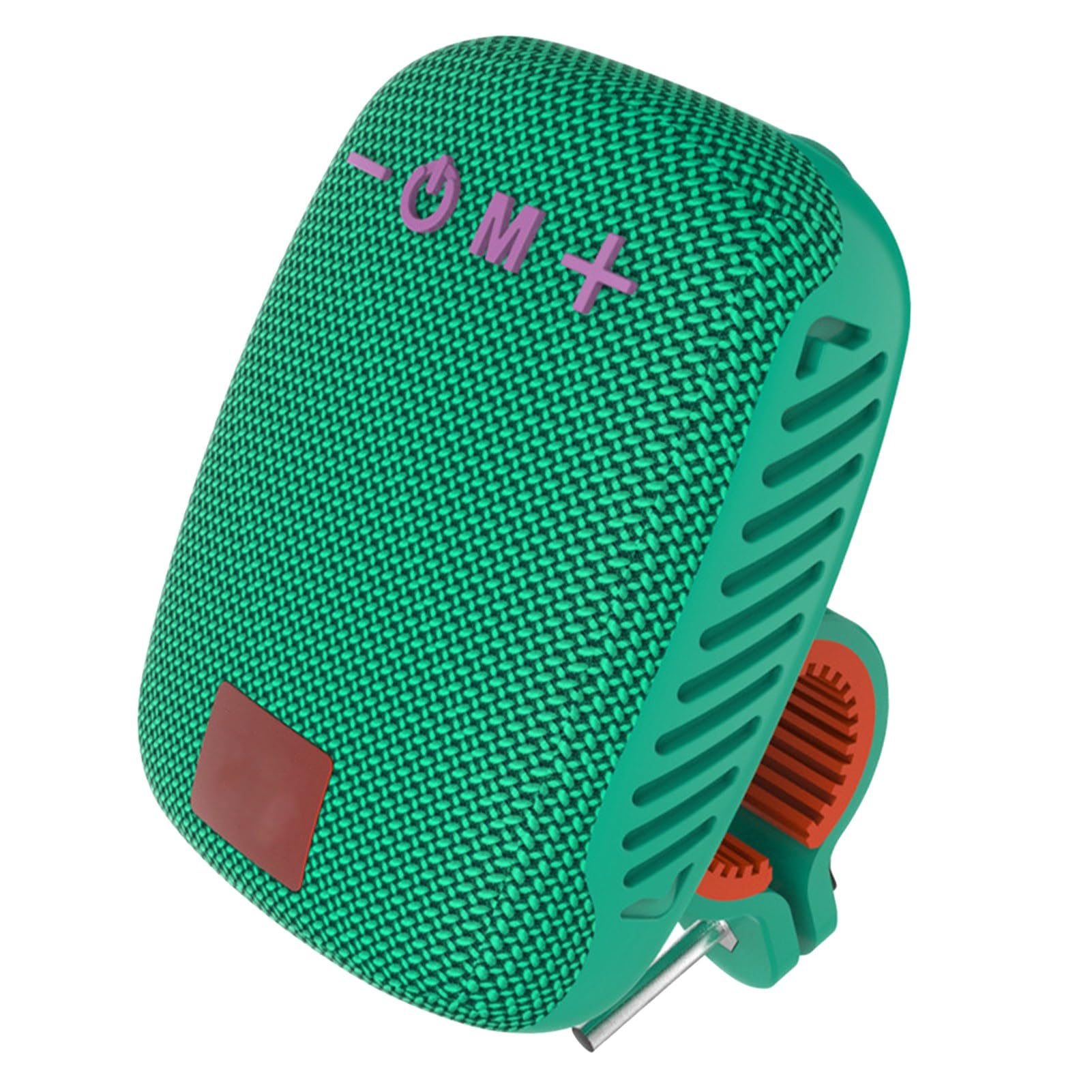 Altoparlante Bluetooth Portatile per Bici, Piccolo Altoparlante Wireless Impermeabile IPX5 con Supporto per Manubrio, Supporto Scheda FM/TF/USB (blu pavone)