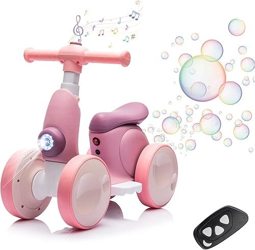 Miniatura 13 de Bicicleta eléctrica de equilibrio para bebés de 6 V para niños de 1 año, juguetes de paseo de 12 a 48 meses, bicicleta de equilibrio para niños de 4