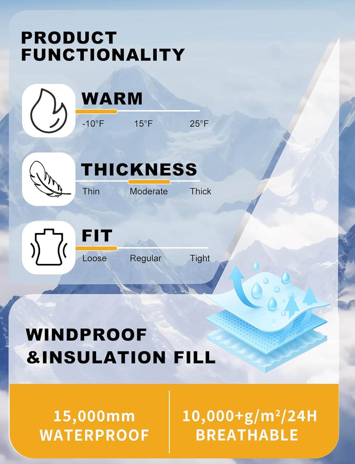 GSOU SNOW Women Ski Jacket and Pants Set Men Snowboard Jacket Baggy Snow Suit Waterproof Windproof Insulation Ski suit - Image 6