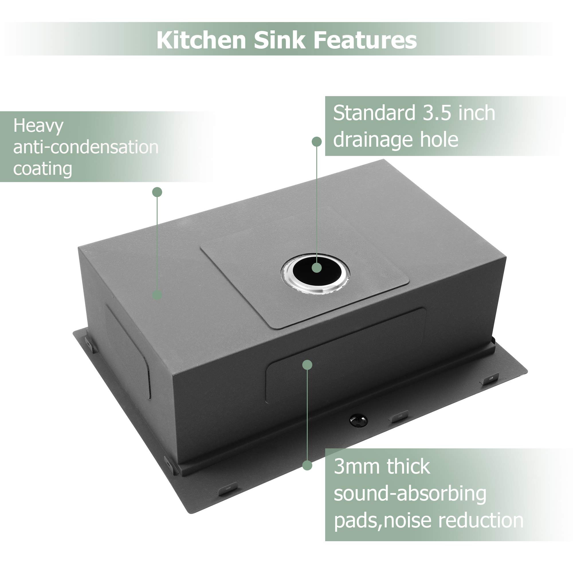 30 Drop In Kitchen Sink Logmey 30 inch Kitchen Sink Topmount Ledge