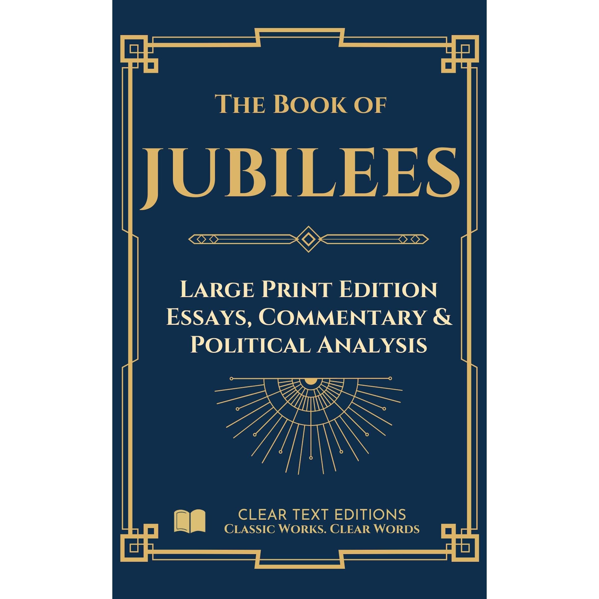 The Book of Jubilees - Large Print Edition