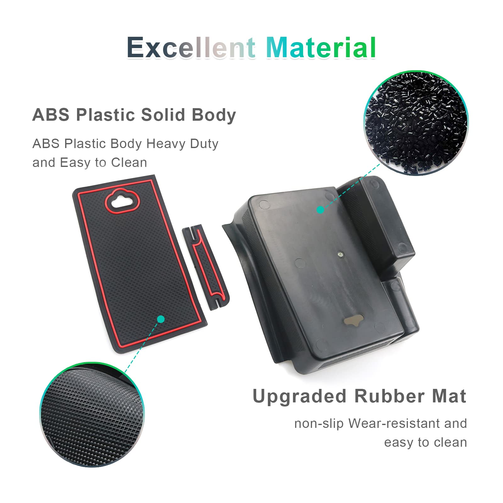 LFOTPP Mittelkonsole Organizer Für Honda HR-V 2022 - Aufbewahrungsbox Mit Gummimatte