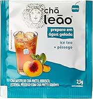 Chá Gelado Leão Ice Tea e Pessêgo 10 Sachês