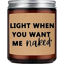 LEIOH Anniversary Valentines Day Gifts for Her, Him, Funny Wedding Gift for Men, Women, Boyfriend, Girlfriend, Husband, Wife, Birthday, Christmas Gifts, Lavender Scented Candle