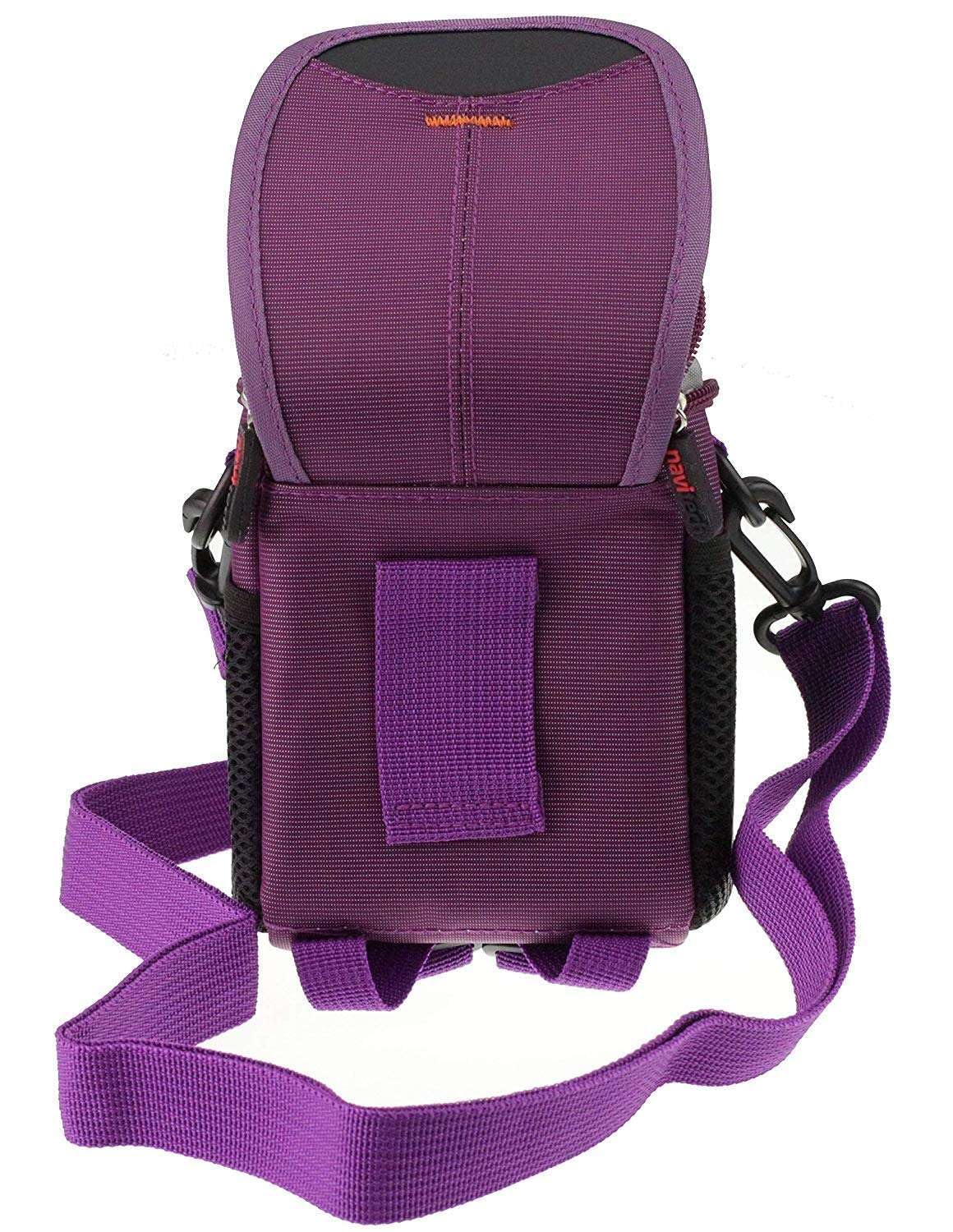 Navitech Bolso De Hombro Morada para Cámara - Compatible con La FUANA 65MP Digital Camera