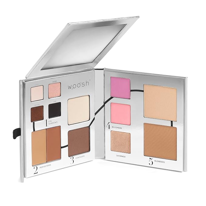 Amazon.com : Woosh Beauty, Fold out Face Original Makeup Palette ...