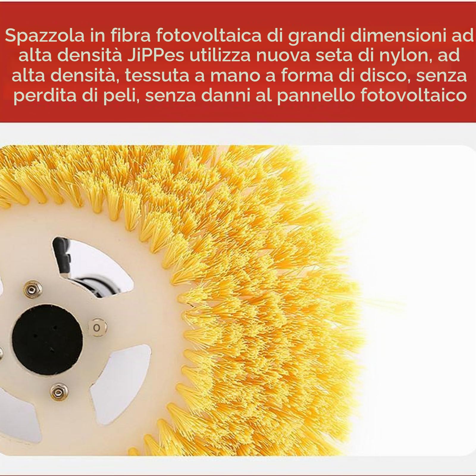 Robot per la pulizia dei pannelli solari Attrezzatura elettrica per spazzole a spruzzo d'acqua Attrezzatura per la pulizia dei pannelli fotovoltaici del tetto
