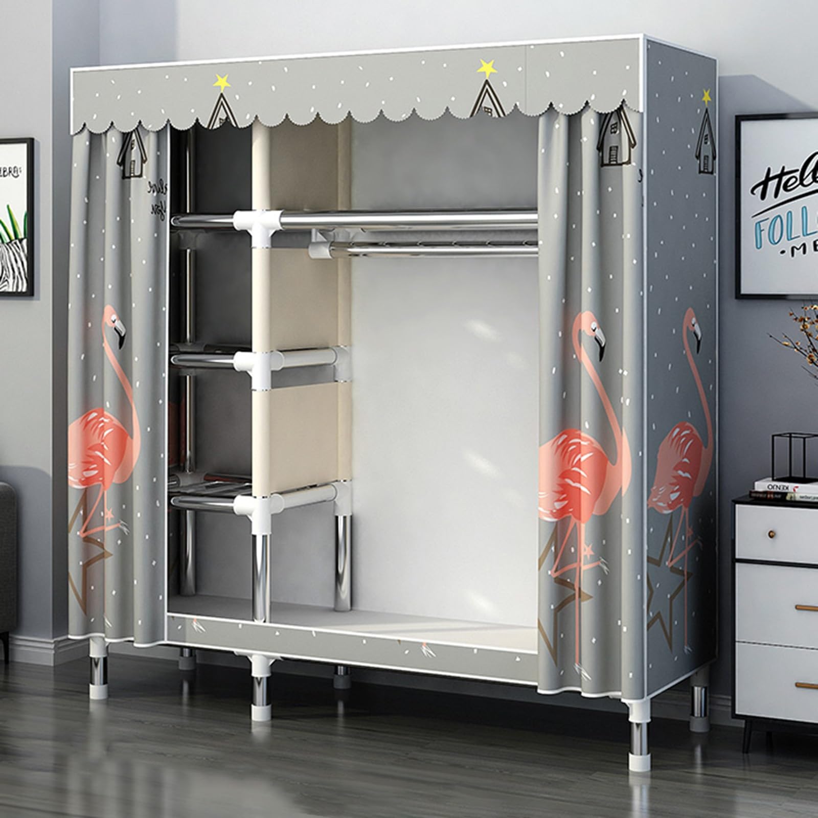 洋服ダンス ワードローブ 服吊 クローゼット ワードローブ 日本製 タンス 衣類収納 たんす