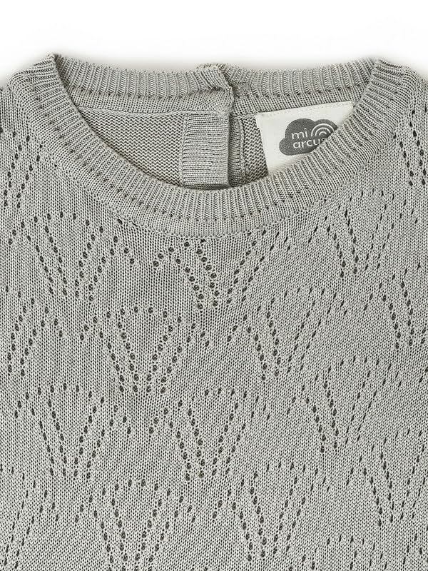 Image of Mi Arcus Corduroy Collar Dress for Baby Girl