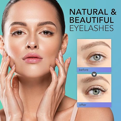 Lash Serum for Eyelash Growth: Eyelash Growth Serum with Advanced Formula to Boost Longer Thicker Fuller Lashes Vegan 5ML