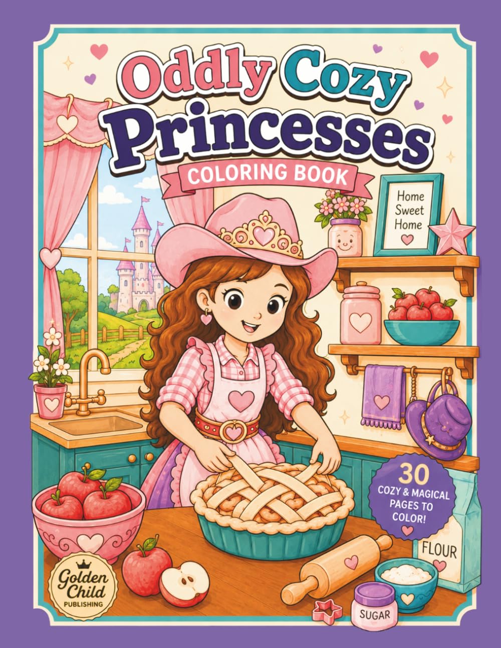 Oddly Cozy Princesses: A Bold and Easy Coloring Book Featuring Whimsical Princesses, Cozy Fantasy Scenes, and Charming Fairytale Adventures for Relaxation and Fun