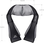 Snailax Cordless Shiatsu Neck Massager, Kneading Shoulder Massage with Heat, Neck & Shoulder Shiatsu Massager, Massage for Body, Use at home and Office