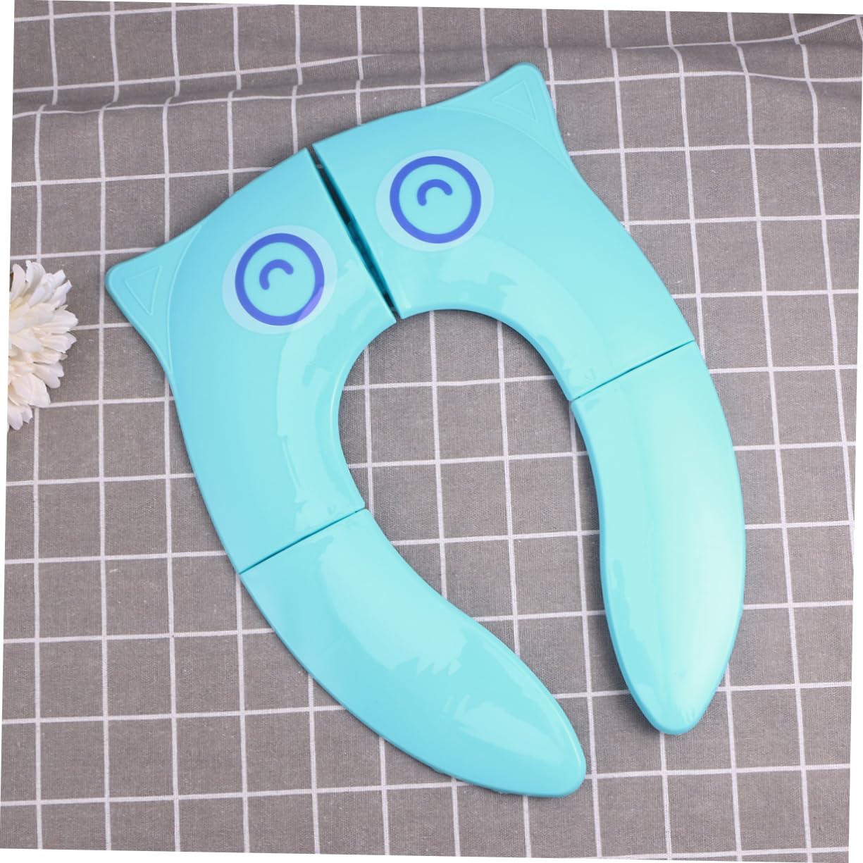 Yardwe 3 Piezas Asiento de Inodoro para Funda Resistente Funda para Asiento de Baño Portátil Diseño Azul con Búho de para