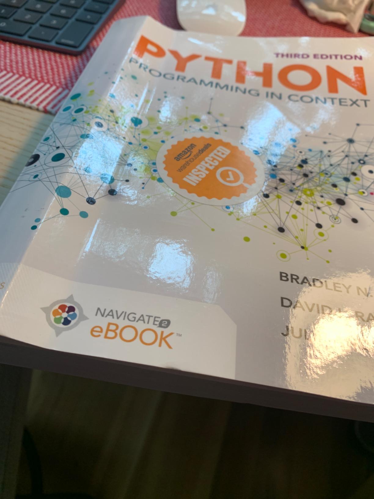 Miller Ranum Dsa With Python Python Programming in Context : Miller, Bradley N, Ranum, David L ...