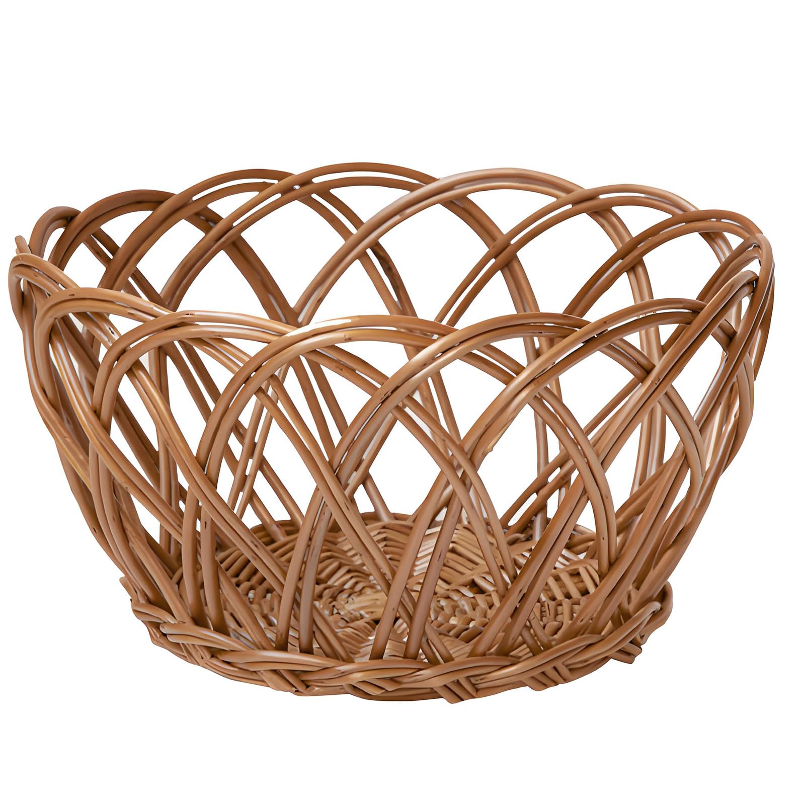 JSGHGDF Large Handwoven Willow Storage Box Breathable Foldable Organizers for Home Organization and Decoration Home Decoration Storage Basket