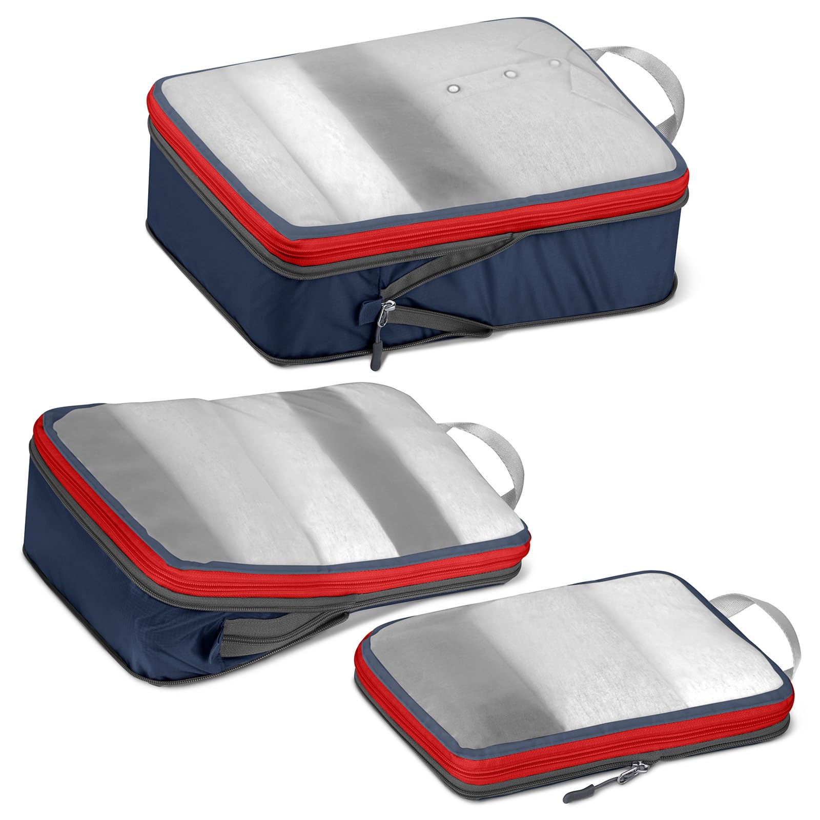 Set Di 4 Cubi Da Imballaggio A Compressione, Ultraleggeri, Per